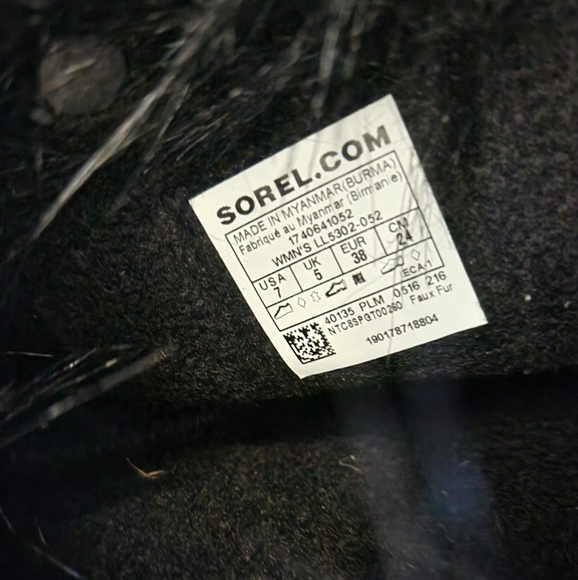 Sorel Women's Joan of Arctic Gray Snow Boots, Size 7 - Picture 9 of 9